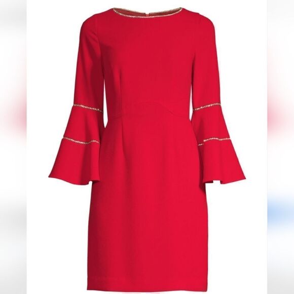 TRINA TURK red dress, size 4 - Picture 2 of 7